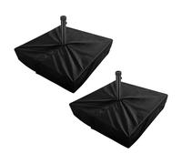 NONGYU Housse de base en tissu Oxford résistant avec cordon élastique en bas imperméable pour meubles d'extérieur, installation rapide et imperméable