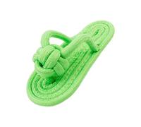 NONGYU Jouet pour chien en corde de coton fait à la main pour la santé bucco-dentaire, résistant aux mastications, plusieurs couleurs, jouet pour petit chien