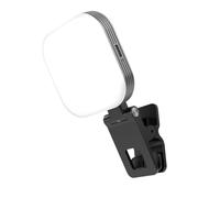 NONGYU Lampe à selfie rechargeable avec plusieurs types d'éclairage et fixation simple à clipser pour tout support d'appareil