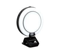 NONGYU Lampe LED multifonction à clipser - Luminosité réglable - Rechargeable - Pour diffusion en continu de vidéoconférence, téléphone