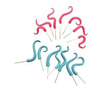 NONGYU Lot de 14 décorations uniques pour plantes de différentes tailles - Monstres marins - Tentacules - Pour l'extérieur et l'intérieur - Ornements uniques