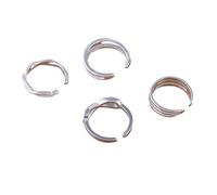 NONGYU Lot de 4 bagues d'orteil réglables en alliage avec ouverture pour femme, étanche, bijoux marins