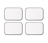 NONGYU Lot de 4 plaques autocollantes rectangulaires en métal de rechange pour support de téléphone