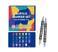 NONGYU Marqueurs aquarelle double face - Stylos pinceaux flexibles - Marqueurs d'art - Stylo de dessin pour coloriage artistique - Design créatif - Marqueur double pointe