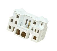 NONGYU N Échelle 1:500 Villas Modèle d'assemblage de bâtiment Bricolage Table de sable Jardin Micropaysage Ornement Décors Assemblage Outland pour table de sable