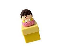 NONGYU Porte-clés Bouddhas Wisdoms avec fonction sonore - Ornement de dessin animé - Jouet de détente flexible adapté pour et utilisation en voyage - Accessoires bouddhistes