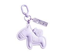 NONGYU Porte-clés symbole de prospérité représentant un cheval de dessin animé et une bénédiction immédiate riche pour améliorer la chance, cadeau de Nouvel An, F, taille unique