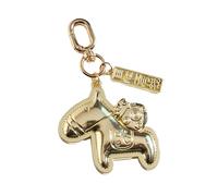 NONGYU Porte-clés symbole de prospérité représentant un cheval de dessin animé et une bénédiction immédiate riche pour améliorer la chance, cadeau de Nouvel An, C, taille unique