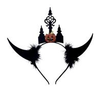 NONGYU Serre-tête chauve-souris d'Halloween doux et léger Accessoire de cosplay pour fêtes costumées et événements à thème pour la danse