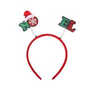 NONGYU Serre-tête de Père Noël festif pour enfants et adultes Accessoire de fête de Noël Léger Accessoire de Noël