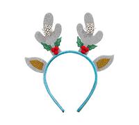 NONGYU Serre-tête de renne de Noël en forme de bois de cerf de Noël - Serre-tête à paillettes - Accessoires pour lunettes
