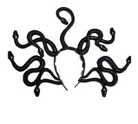 NONGYU Serre-tête en résine pour costume d'Halloween - Couronne serpent - Pour cosplay, bal masqué - Pour femme