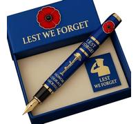 NONGYU Stylo à encre gel en métal commémoratif pour 250e anniversaire de mariage, stylo d'écriture religieuse inspirante pour collectionneurs et amateurs d'histoire, stylo d'écriture lisse à séchage