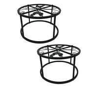 NONGYU Support stable en métal pour nourriture et eau avec design facile à assembler pour l'alimentation de la volaille en plein air, support en métal essentiel pour mangeoire à poulet