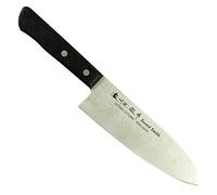Nongzhou Authentic Works Satake Nashiji Couteau Santoku Chef Noir 17 cm 56-58 HRC