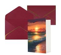NONHAI Cartes de vœux avec enveloppes « Thinking of You » - Carte vierge - Carte de vœux pour anniversaire, fête prénatale, félicitations, mariage, remerciements, toutes occasions