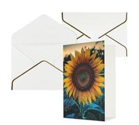 NONHAI Cartes de vœux avec enveloppes « Thinking of You » - Carte vierge - Les plus belles cartes de vœux tournesol pour anniversaire, fête prénatale, félicitations, mariage, remerciements, toutes