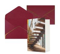 NONHAI Cartes de vœux avec enveloppes « Thinking of You » - Carte vierge pour escaliers - Cartes de vœux pour anniversaire, fête prénatale, félicitations, mariage, remerciements, toutes occasions