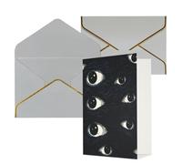 NONHAI Cartes de vœux avec enveloppes « Thinking of You » - Carte vierge - Yeux effrayants - Cartes de vœux pour anniversaire, fête prénatale, félicitations, mariage, remerciements, toutes occasions