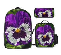 NONHAI Ensemble sac à dos pour femme et homme - Pensée Perfection - Sac à dos pour ordinateur portable - Sac à déjeuner - Trousse à crayons - Sac à dos de voyage - Style - Taille unique, Style :,