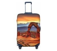 NONHAI Housse de protection pour bagages de voyage, housse de protection pour valise, motif parc national, lavable, élastique, anti-rayures, convient aux bagages de 45,7 à 81,3 cm, Noir , M