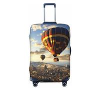 NONHAI Housse de protection pour bagages de voyage Tour of the Balloon en élasthanne, lavable, housse de bagage élastique résistante aux rayures, housse de protection pour bagages de 45,7 à 81,3 cm,