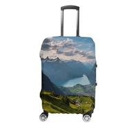 NONHAI Housse de protection pour valise de voyage avec bateaux, canoës, parc, élastique, lavable, extensible, anti-rayures, convient aux bagages de 45,7 à 81,3 cm, Style 3-2, M