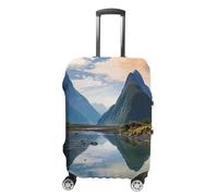 NONHAI Housse de protection pour valise de voyage Fiordland National Park élastique lavable extensible anti-rayures pour valise de voyage de 45,7 à 81,3 cm, Couleur-2, S