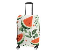 NONHAI Housse de protection pour valise de voyage, fruits dessinés à la main, élastique, lavable, extensible, anti-rayures, housse de valise de voyage pour bagages de 45,7 à 81,3 cm, Style :, M