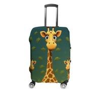 NONHAI Housse de protection pour valise de voyage motif girafe élastique lavable extensible anti-rayures pour valise de voyage de 45,7 à 81,3 cm, Style-2, S