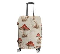 NONHAI Housse de protection pour valises de voyage - Motif champignon rouge - Élastique - Lavable - Extensible - Anti-rayures - Convient aux bagages de 45,7 à 81,3 cm, Style-5, S