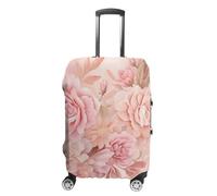 NONHAI Housse de protection pour valises de voyage - Motif roses et fleurs - Élastique - Lavable - Extensible - Anti-rayures - Convient aux bagages de 45,7 à 81,3 cm, Style :, XL
