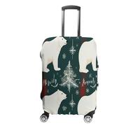 NONHAI Housses de bagage de voyage de Noël, housses de bagages élastiques et lavables pour valises de 48 à 81 cm, Style :, S, Imprimé