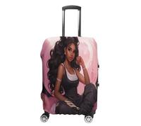 NONHAI Housses de bagages de voyage assises sur coussin - Housses de protection élastiques et lavables - Housse de protection pour valise de 48 à 81 cm, Style :, S, Imprimé