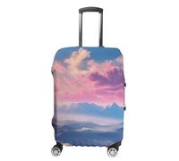 NONHAI Housses de bagages de voyage bleues montagnes et nuages housses de bagages élastiques lavables housse de protection de bagages extensible anti-poussière pour bagages de 48,3 à 81,3 cm, Style :,