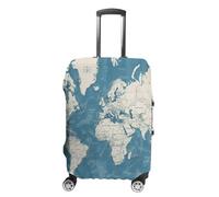 NONHAI Housses de bagages de voyage - Housse de bagage élastique lavable - Housse de protection anti-poussière - Pour bagages de 48 à 81 cm - Bleu, Style :, S, Imprimé