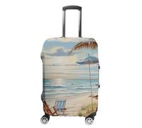 NONHAI Housses de bagages de voyage, housses de bagages de plage, housses de bagage élastiques et lavables - Housse de valise anti-poussière pour bagages de 48,3 à 81,3 cm, Style :, XL, Imprimé