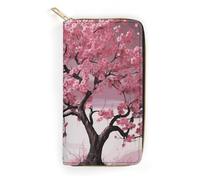 NONHAI Portefeuille en cuir pour femme avec fermeture éclair et poche à fermeture éclair pour le travail, portefeuille pour téléphone, portefeuille ultra fin avec poche à fermeture éclair pour le