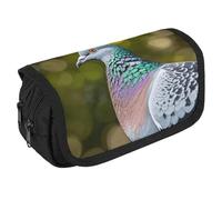 NONHAI Trousse à crayons gris pigeon trousse à crayons portable organisateur de bureau marqueur stylo trousse double fermeture éclair sac de rangement style, taille unique, Style :, Taille unique