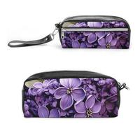 NONHAI Trousse à crayons pour homme et femme - Grande capacité - Motif floral violet - Trousse à crayons pour fournitures de bureau, Style :, 20*10*5.5cm