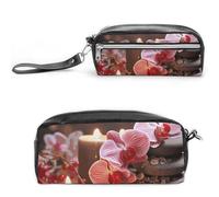 NONHAI Trousse à crayons pour homme et femme - Grande capacité - Trousse à crayons - Pierre d'orchidée - Bougies rouges - Trousse à crayons pour fournitures de bureau, Style :, 20*10*5.5cm