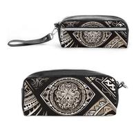 NONHAI Trousse à crayons pour homme et femme - Grande capacité - Trousse à crayons traditionnelle du Pacifique occidental - Trousse à crayons pour fournitures de bureau, Style :, 20*10*5.5cm