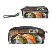 NONHAI Trousse à crayons pour sushis, aneth cornichons, trousse de maquillage de grande capacité, trousse à crayons pour homme et femme, trousse à stylos pour fournitures de bureau, style, 20 x 10 x