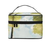 NONHAI Trousse de maquillage de voyage pour femme - Grande capacité - Trousse de toilette - Beautés naturelles - Organisateur de maquillage avec poignée - Trousse de maquillage essentielle de voyage,