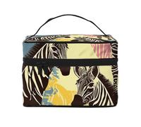 NONHAI Trousse de maquillage de voyage pour femme - Grande capacité - Trousse de toilette de golf, yacht, club, organisateur de maquillage avec poignée - Trousse de maquillage essentielle de voyage,