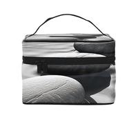 NONHAI Trousse de maquillage de voyage pour femme - Grande capacité - Trousse de toilette d'Halloween - Hibou - Citrouille - Organisateur de maquillage avec poignée - Trousse de maquillage essentielle