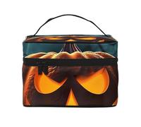 NONHAI Trousse de maquillage de voyage pour femme - Grande capacité - Trousse de toilette en forme de cœur - Organiseur de maquillage avec poignée - Trousse de maquillage essentielle de voyage, Happy