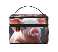 NONHAI Trousse de maquillage de voyage pour femme - Grande capacité - Trousse de toilette pour cartes à jouer - Organisateur de maquillage avec poignée - Trousse de maquillage essentielle de voyage,