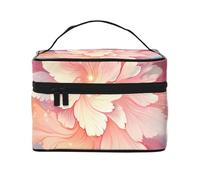 NONHAI Trousse de maquillage de voyage pour femme - Grande capacité - Trousse de toilette pyramide camel avec poignée - Trousse de maquillage essentielle de voyage, Joli motif, Taille unique