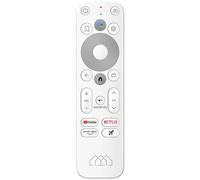 Nonic Homatics Télécommande standard Ersartz avec touches rapides pour YouTube, Netflix, Prime, Google - Compatible avec Stick HD & 4K / Dongle, Box R Lite et Plus 4K - Télécommande vocale Bluetooth